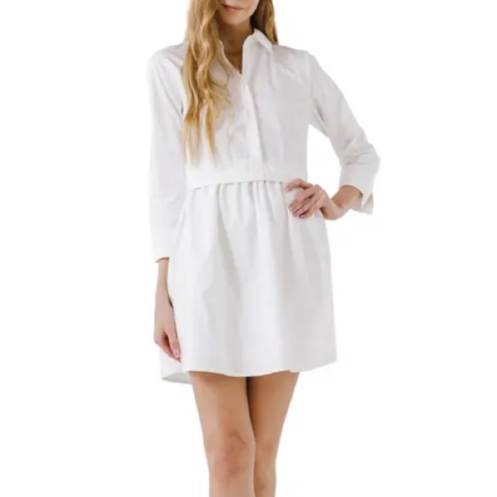 English factory white dress